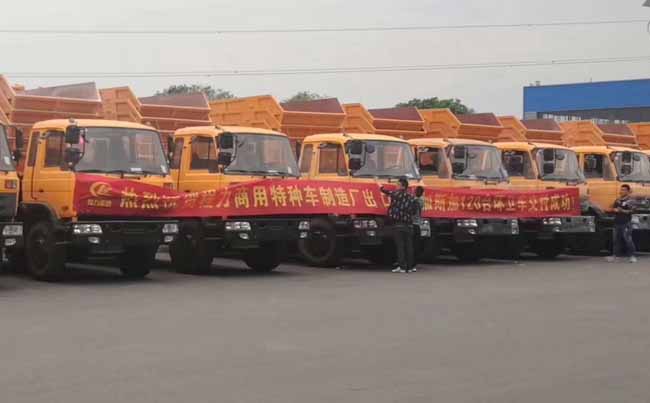出口至马达加斯加的摆臂式垃圾车